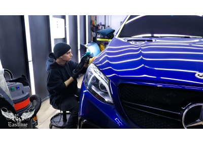 Mercedes-Benz GLE AMG – полировка кузова и нанесение керамики в тюнинг-ателье Eastline Garage