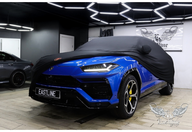 Lamborghini Urus – изготовление защитного чехла для гаражного хранения автомобиля