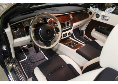 Rolls Royce Dawn – двухцветный комплект ковров с бортами