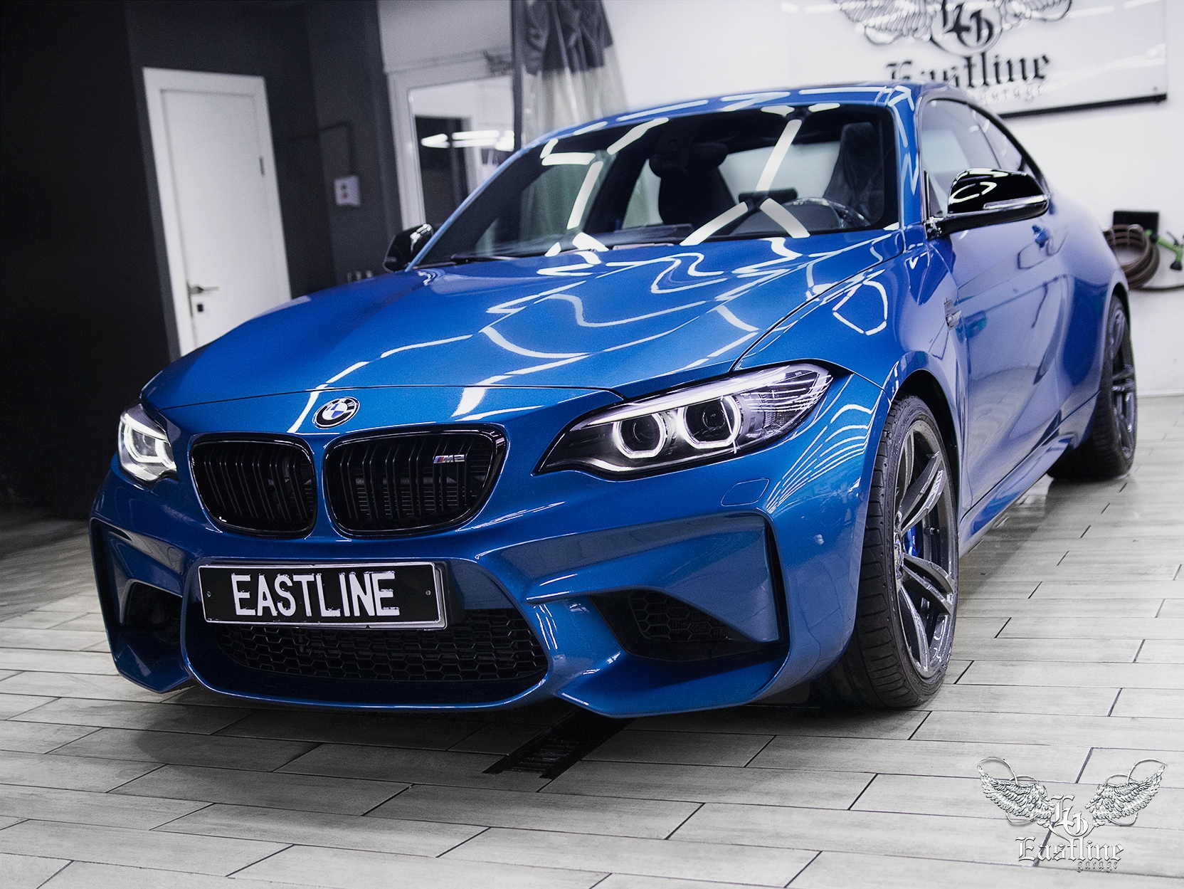 BMW M2 на преображении интерьера и экстерьера в стенах Eastline Garage