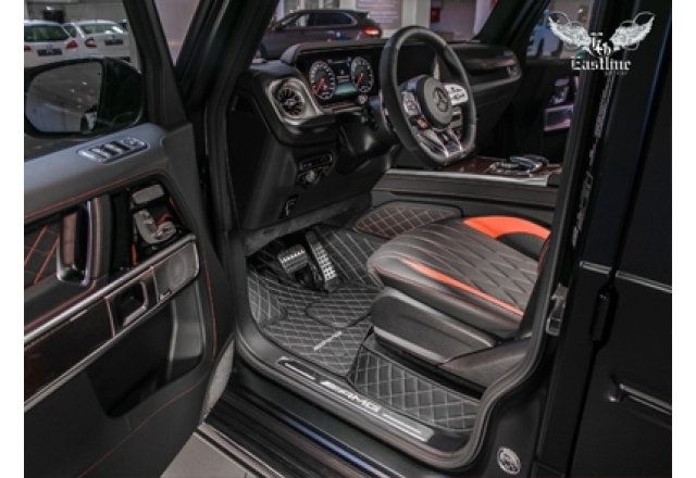 Комплект ковров из немецкой кожи для Mercedes-Benz G63 AMG