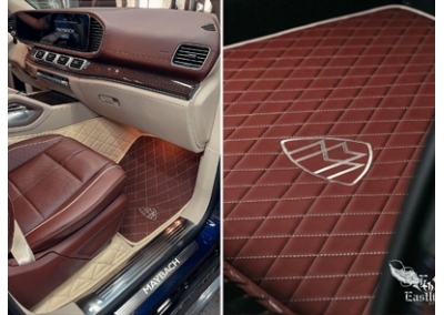 Mercedes-Maybach - двойные ковры для премиального автомобиля 