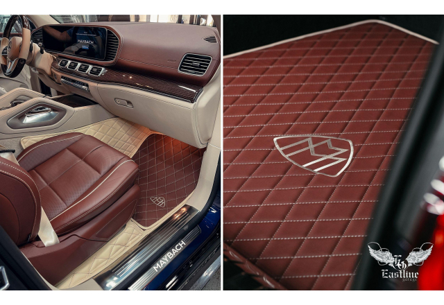 Mercedes-Maybach - двойные ковры для премиального автомобиля 