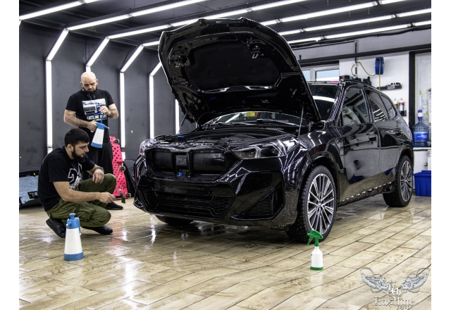 BMW X1 – оклейка кузова в полиуретановую плёнку 