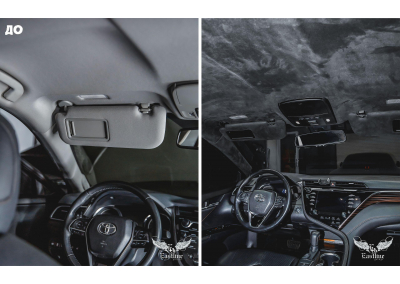 Toyota Camry - потолок из алькантары и шумоизоляция салона.​