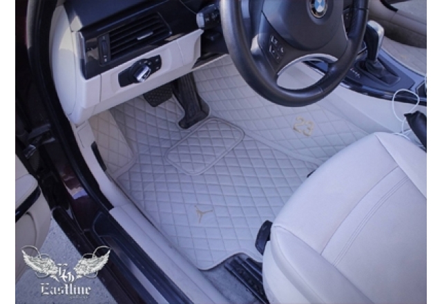 BMW 3 series Coupe (E92) – пошив индивидуального комплекта ковриков