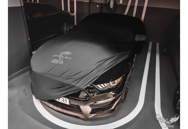 Защитный тент-чехол для гаражного хранения на Shelby Mustang от тюнинг-ателье Eastline Garage 