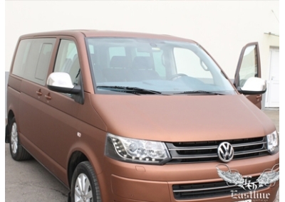 Volkswagen Multivan - перетяжка салона автомобиля кожей
