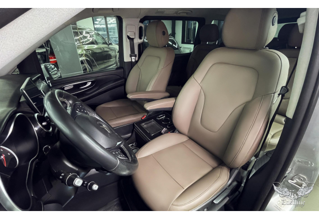Mercedes-Benz V-class: перешив передних сидений в натуральную кожу Turtufo