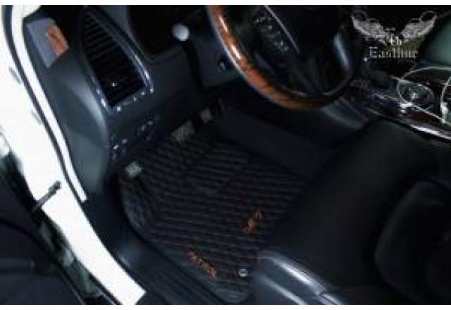 Nissan Patrol – комплект стандартных ковриков из немецкой экокожи Nappa