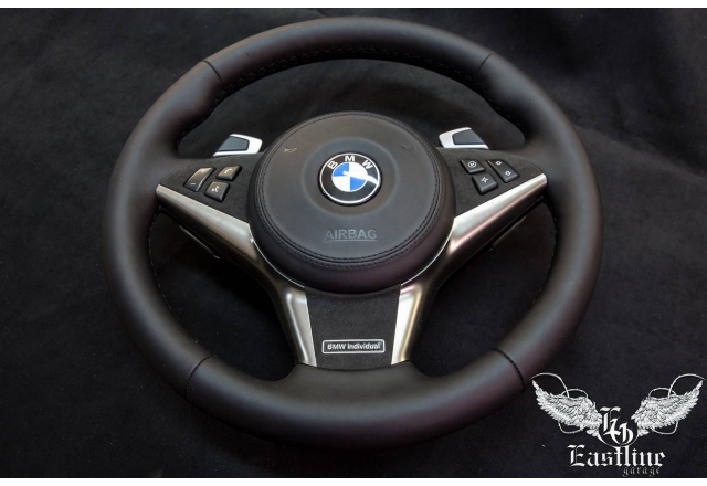 BMW 6-series E63 – установка подогрева руля с последующей его перетяжкой.