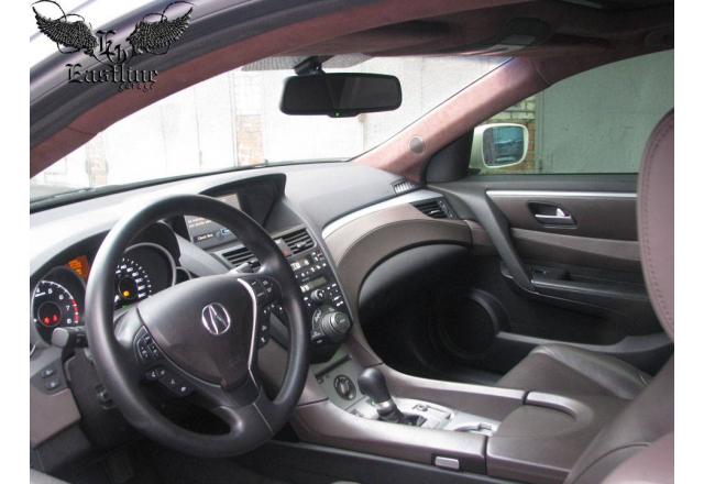 Acura ZDX - Перетяжка панорамного потолка с заменой шторок