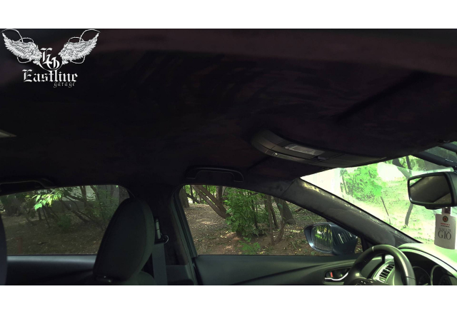 Mazda 6 – шумоизоляция и комплексная перетяжка потолка