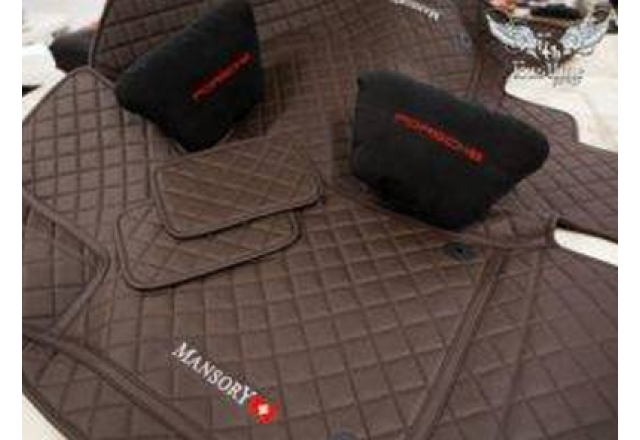 Porsche Panamera – комплект премиальных ковриков из немецкой экокожи