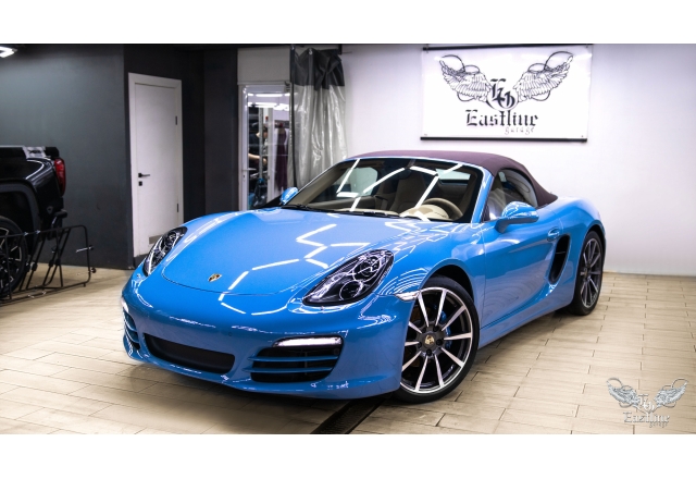 Porsche Boxter – оклейка кузова автомобиля в антигравийную плёнку 