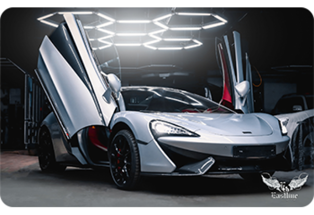 Реставрация салона McLaren 570s в тюнинг-ателье Eastline Garage