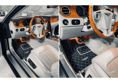 Комплект ковров из немецкой экокожи для Bentley Continental GT