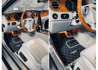 Комплект ковров из немецкой экокожи для Bentley Continental GT