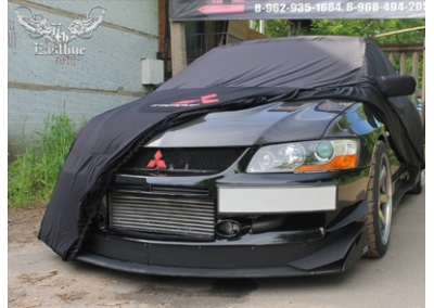 Mitsubishi Lancer Evolution – изготовление чехла на кузов автомобиля