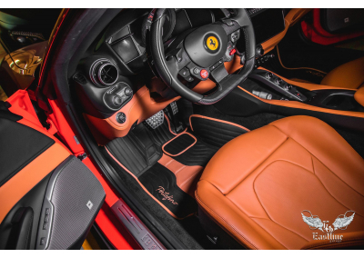 Ferrari Portofino - эксклюзивный комплект кожаных ковров