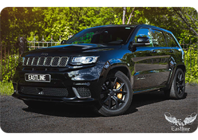 Jeep Grand Cherokee Trackhawk на детейлинг процедурах в тюнинг-ателье Eastline Garage