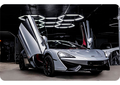 McLaren 570s в тюнинг-ателье Eastline Garage на перетяжке руля