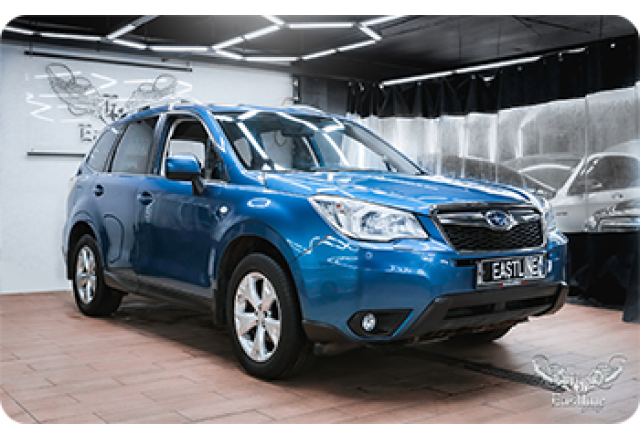 Subaru Forester – комплексная перетяжка салона автомобиля в стенах Eastline Garage 