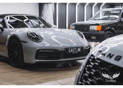Porsche 911 - оклейка кузова автомобиля полиуретановой пленкой