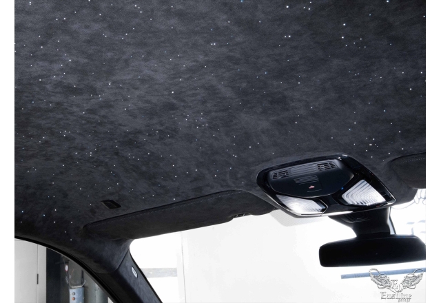 BMW X6 - установка звездного неба и пошив защитного чехла в тюнинг-ателье Eastline Garage 