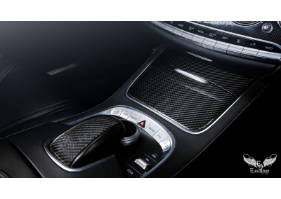 Изготовление и ламинация деталей салона карбоном на примере Mercedes-Benz S63 AMG 