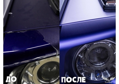 Mercedes-Benz G-class – устранение ржавчины и коррозии. Оклейка кузова в матовый полиуретан