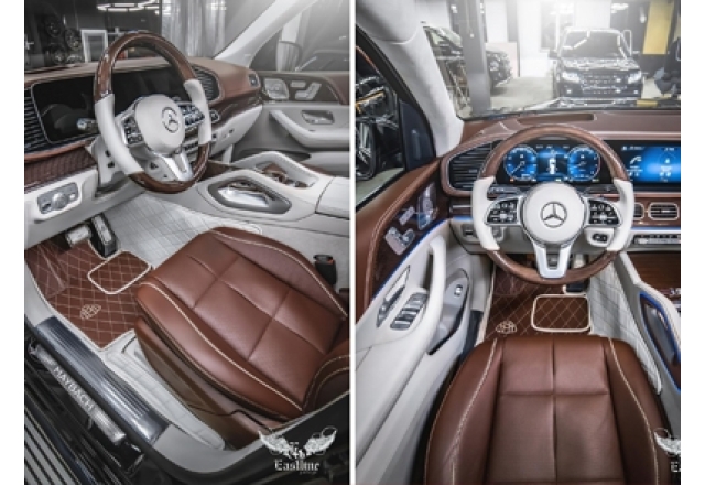 Комплект кожаных ковров для Mercedes-Maybach GLS от Eastline Garage