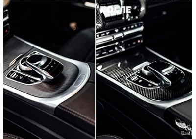 Mercedes G-class – ламинация элементов салона углеволокном