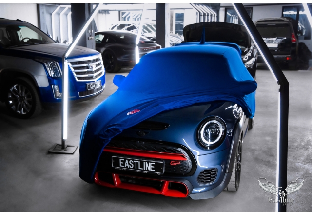 Эксклюзивный чехол для эксклюзивного хэтчбека Mini JCW GP от тюнинг-ателье Eastline Garage 