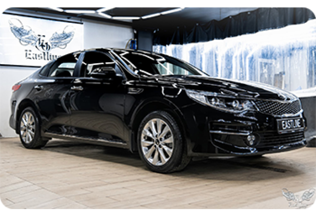 Kia Optima – полировка кузова автомобиля в тюнинг-ателье Eastline Garage 