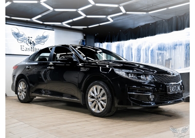 Kia Optima – полировка кузова автомобиля в тюнинг-ателье Eastline Garage 