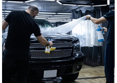Chevrolet Tahoe - полировка и частичная оклейка кузова автомобиля прочнейшей полиуретановой пленкой
