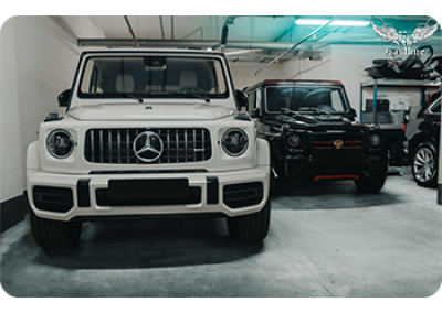 Mercedes-Benz G63 AMG - защита кожаного салона керамическим составом