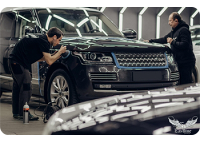 Детейлинг-мойка, полировка, керамика и химчистка для Range Rover в Eastline Garage