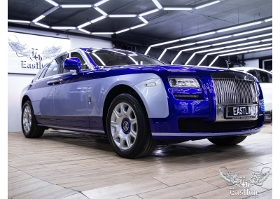 Rolls-Royce Ghost на комплексной доработке экстерьера и интерьера в тюнинг-ателье Eastline Garage 