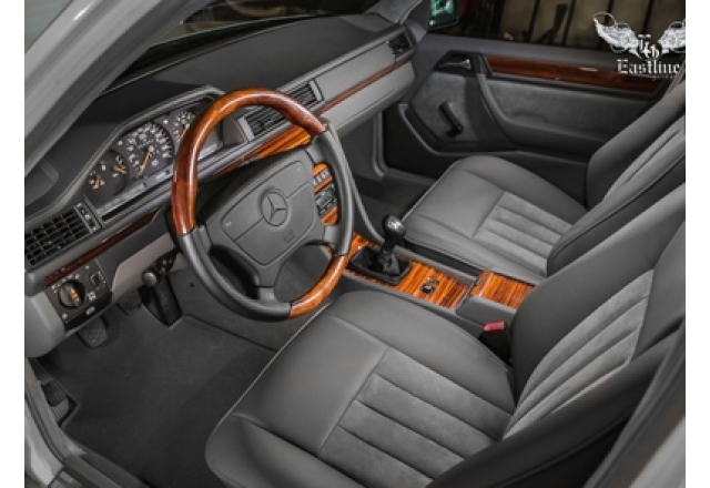 Mercedes-Benz W124  - пошив комплекта ковров из немецкого ковролина 