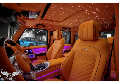 Mercedes-Benz G-class - Перетяжка салона в стиле Brabus