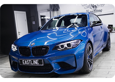 BMW M2 на преображении интерьера и экстерьера в стенах Eastline Garage