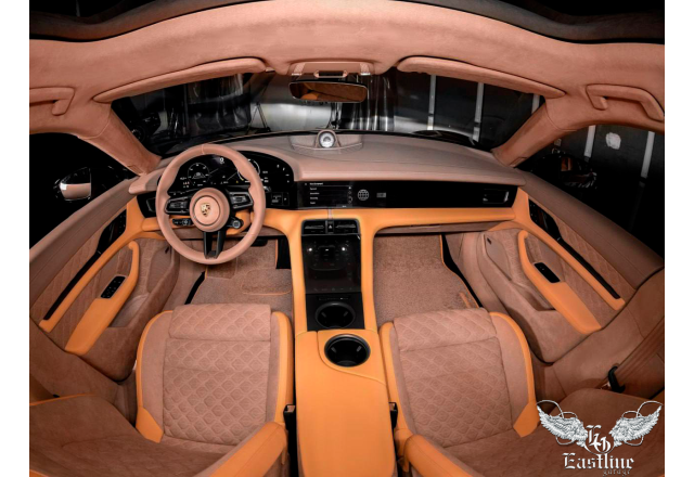 Porsche Taycan – полное преображение автомобиля в тюнинг-ателье Eastline Garage 