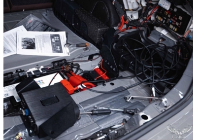 Установка активного выхлопа Enginevox на BMW 530d