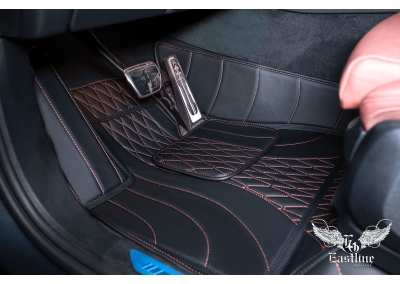BMW X7 – пошив эксклюзивного комплекта ковров для шестиместного автомобиля