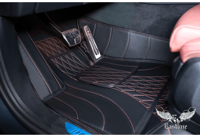 BMW X7 – пошив эксклюзивного комплекта ковров для шестиместного автомобиля