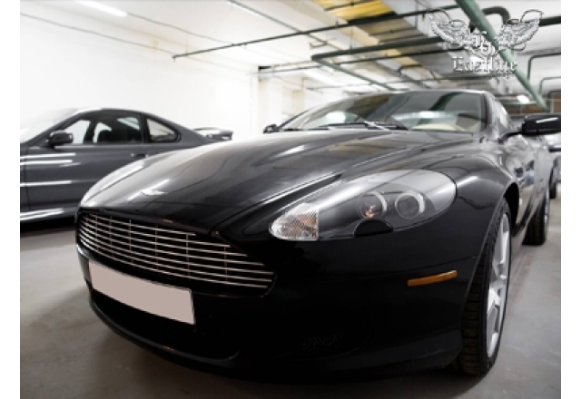 Aston Martin DB 9 пошив салона в кожу и общее обновление авто