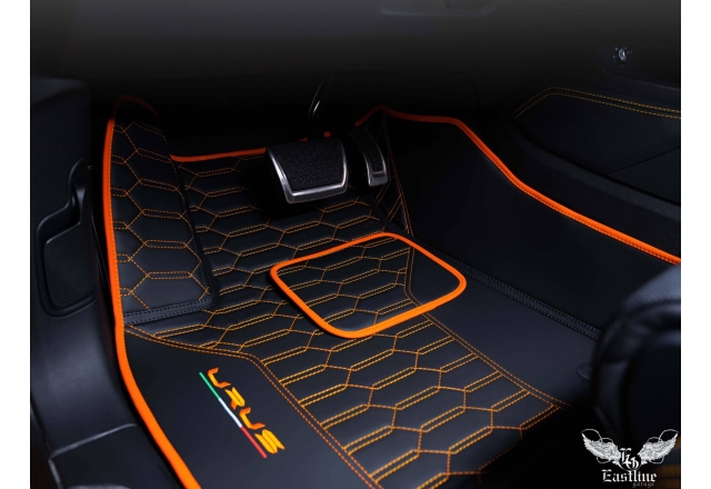 Эксклюзивный комплект ковров из немецкой экокожи для Lamborghini Urus