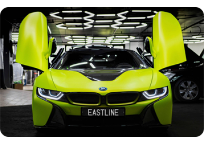 Уникальный BMW i8 LimeLight Edition в стенах тюнинг-ателье Eastline Garage. Мы это сделали! 